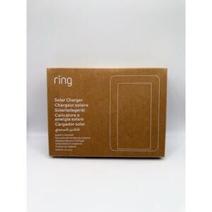 Ring Solar Charger, New in Box Ring Camera Solar Power Charger
